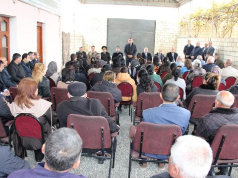 İcra başçısı Zeyvədə səyyar qəbul keçirib - FOTOLAR