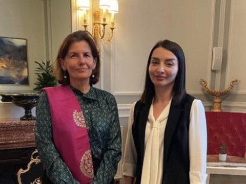 Leyla Abdullayeva Fransanın yeni səfirilə görüşdü