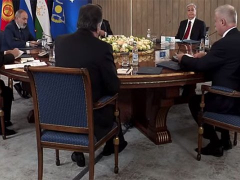 KTMT dövlət başçıları İrəvanda toplaşıb - Paşinyan incik danışdı - VİDEO