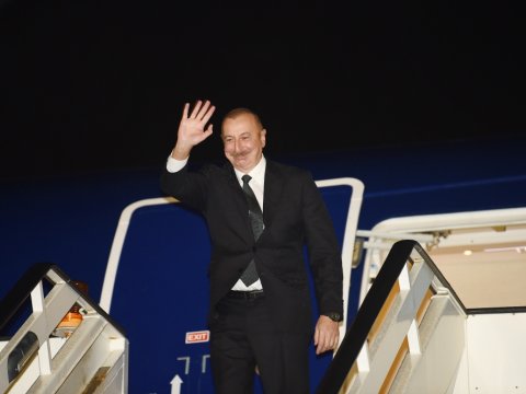 İlham Əliyevin Serbiyaya səfəri başa çatdı