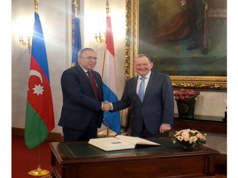 Vaqif Axundov Lüksemburqun spikeri ilə görüşüb