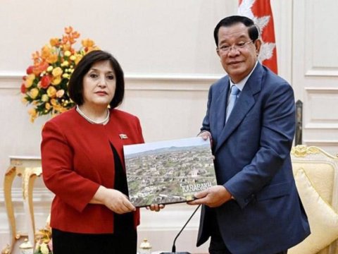 Sahibə Qafarova Kambocanın Baş naziri ilə görüşdü - FOTO 