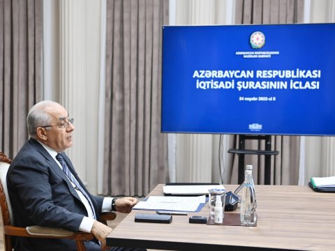 Əli Əsədov İqtisadi Şuranın iclasını keçirdi - FOTO