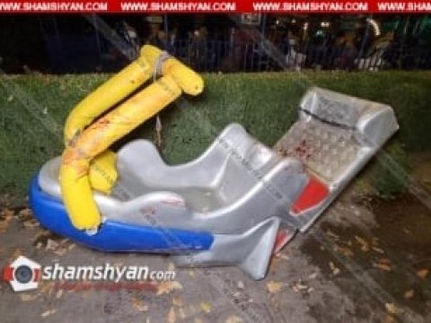 İrəvanda atraksion qırıldı - Rusiya vətəndaşı yaralandı 