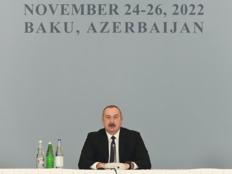 Prezident Bakıdakı konfransın əhəmiyyətindən söz açdı