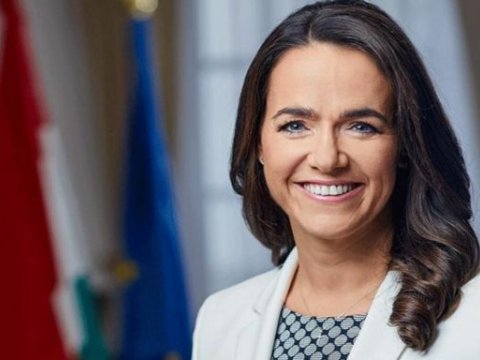 Macarıstanın xanım prezidenti Kiyevə gəldi