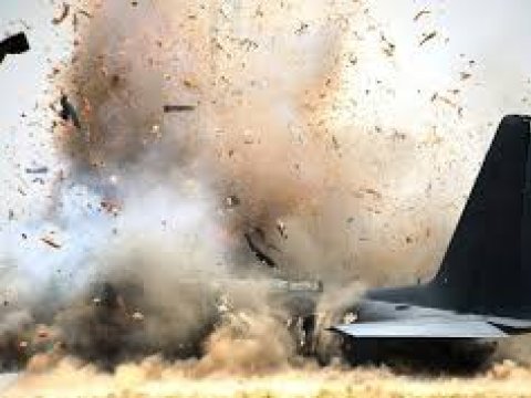 Hərbi təyyarə qəzaya uğradı