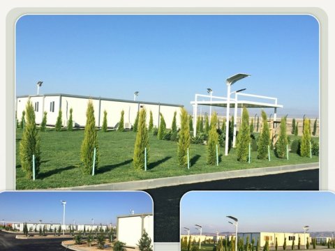 Cəbrayılda mobil şəhərcik tikilib - FOTOLAR