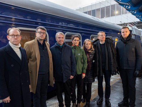 7 ölkənin XİN rəhbərləri Kiyevdə - FOTO