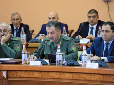 Erməni müdafiə naziri generalları müşavirəyə topladı - FOTOLAR