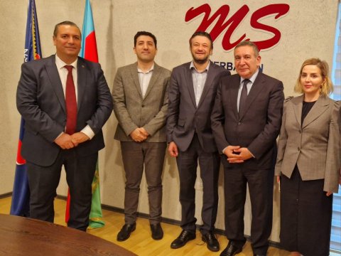 Avropa Şurasının nümayəndələri Mətbuat Şurasında - FOTOLAR