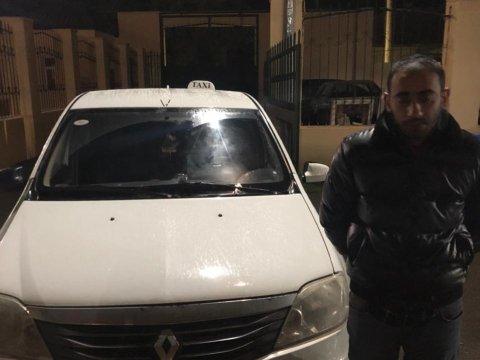 Narkotik çəkib maşın sürən şəxs tutuldu