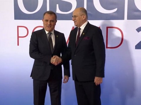 Ceyhun Bayramov ATƏT Nazirlər Şurasının iclasında