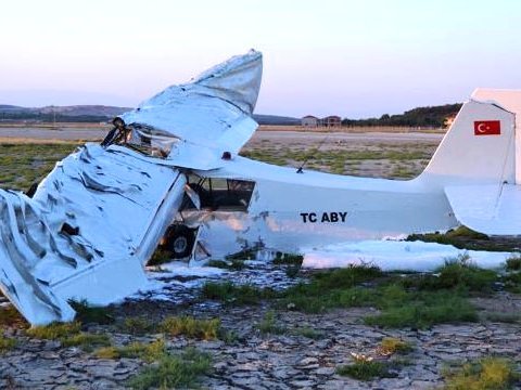Türkiyədə təyyarə qəzası baş verdi - Ölənlər var