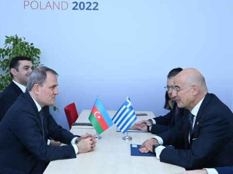 Azərbaycan və Yunanıstan XİN rəhbərləri GÖRÜŞDÜ