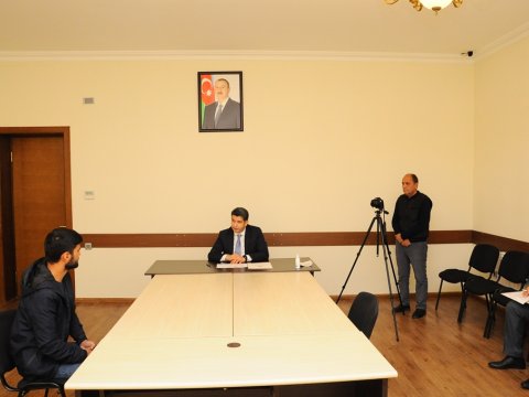 Naftalanda vətəndaş qəbulu keçirilib - FOTOLAR