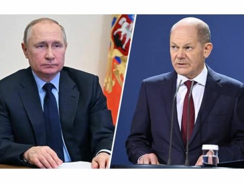 Putin Şoltsla danışdı - Kanslerə iradını bildirdi