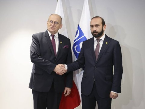 Erməni nazir ATƏT sədri ilə müzakirə apardı