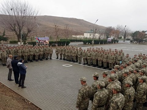 Qarabağda hərbçilərlə görüş keçirildi - FOTOLAR