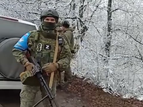 Qarabağdakı Rusiya sülhməramlılarının geyimində “Z” işarəsi - VİDEO