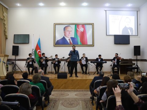 GDU-də Fikrət Əmirovun 100 illiyi qeyd edilib - FOTOLAR