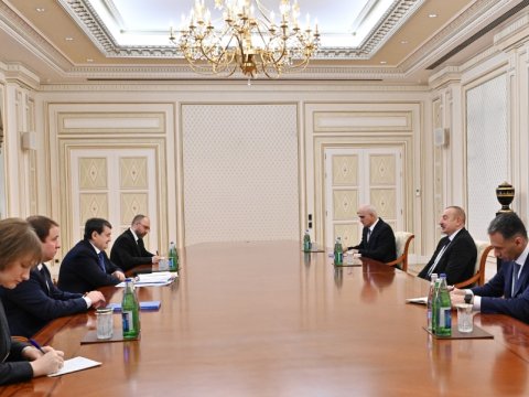 İlham Əliyev Putinin köməkçisini qəbul etdi