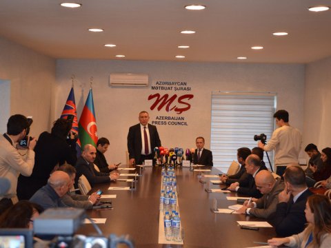 Mətbuat Şurasında Əhməd Obalı ilə görüş - VİDEO