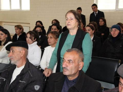 Goranboyun Quşçular kəndində səyyar qəbul keçirilib - FOTOLAR