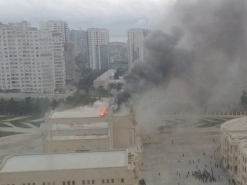 Yanğın baş verən Akademiyada dərslər bərpa olunub?
