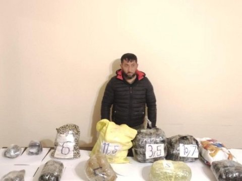 İrandan Azərbaycana 42 kiloqram narkotik keçirmək istədi