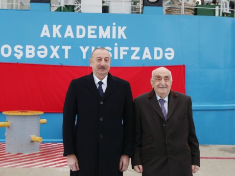 “Akademik Xoşbəxt Yusifzadə” tankeri istismara verildi - FOTOLAR