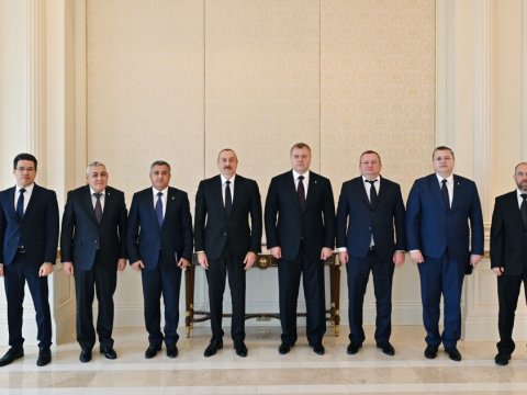 İlham Əliyev qubernatoru qəbul etdi - YENİLƏNİB