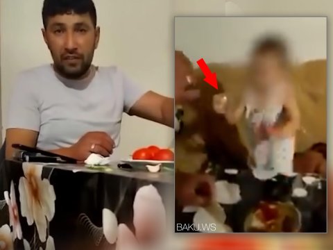 Uşağa spirtli içki verib videoya çəkən şəxs CƏZALANDIRILDI