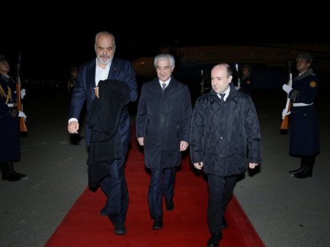 Albaniyanın Baş naziri Azərbaycana gəldi