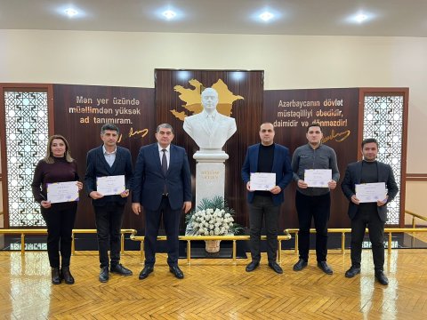 Gəncə Dövlət Universitetinin əməkdaşları təltif edildi