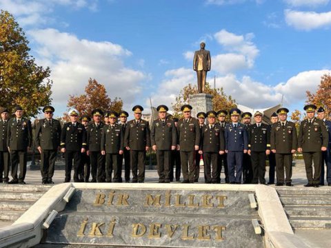 Azərbaycan-Türkiyə Yüksək Səviyyəli Hərbi Dialoq İclası keçirilir - FOTO