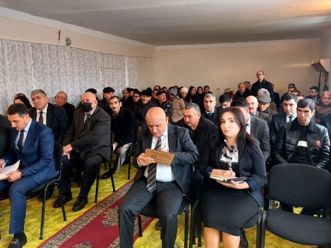 Hacıqabulda səyyar görüş keçirilib - FOTOLAR