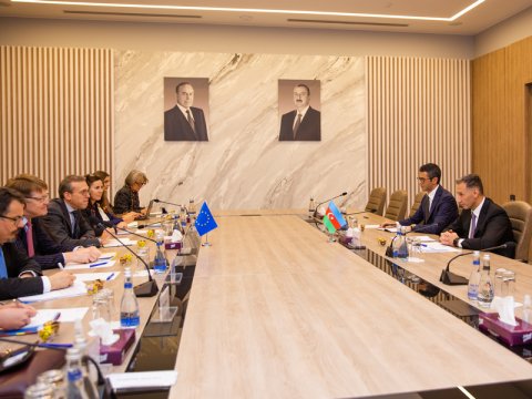 Nazir Avropa İttifaqının nümayəndəsi ilə görüşüb