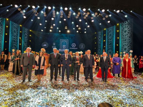 Mədəniyyət paytaxtının simvolu Bursadan Şuşaya ötürüldü