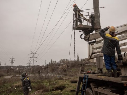 Odessada 300 min insan işıqsız qalıb 