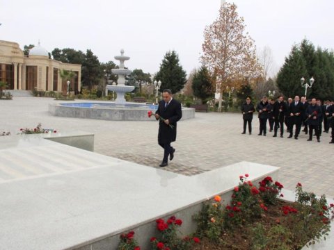 Goranboylular Heydər Əliyevin xatirəsini ehtiramla anıblar
