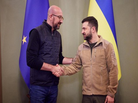 Zelenski Şarl Mişelə təşəkkür etdi