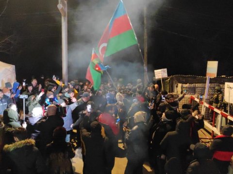 Laçın yolunda keçirilən aksiyanın 3-cü GÜNÜ