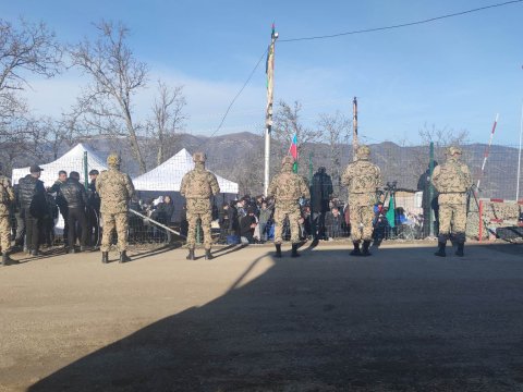 Laçın yolundakı aksiyadan ən son FOTOLAR
