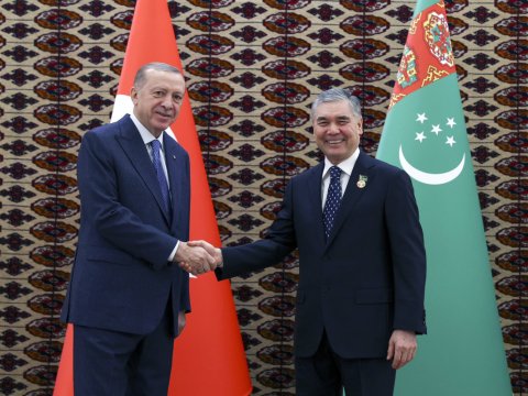 Ərdoğan Qurbanqulu Berdiməhəmmədovla görüşüb