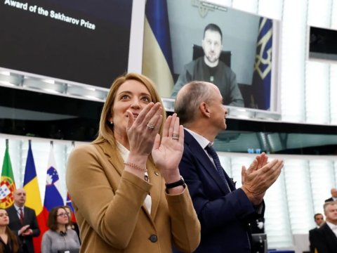 Zelenskiyə Saxarov mükafatı təqdim olundu 