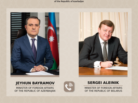 Ceyhun Bayramov Belarusun yeni XİN rəhbəri ilə DANIŞDI