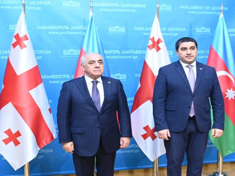 Əli Əsədov Papuaşvili ilə müzakirə apardı
