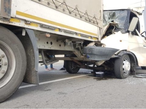 Daha bir TIR qəzası - 2 nəfər ölüb