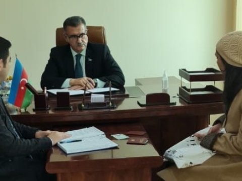 Novruz Aslanov seçicilərini qəbul edib - FOTOLAR